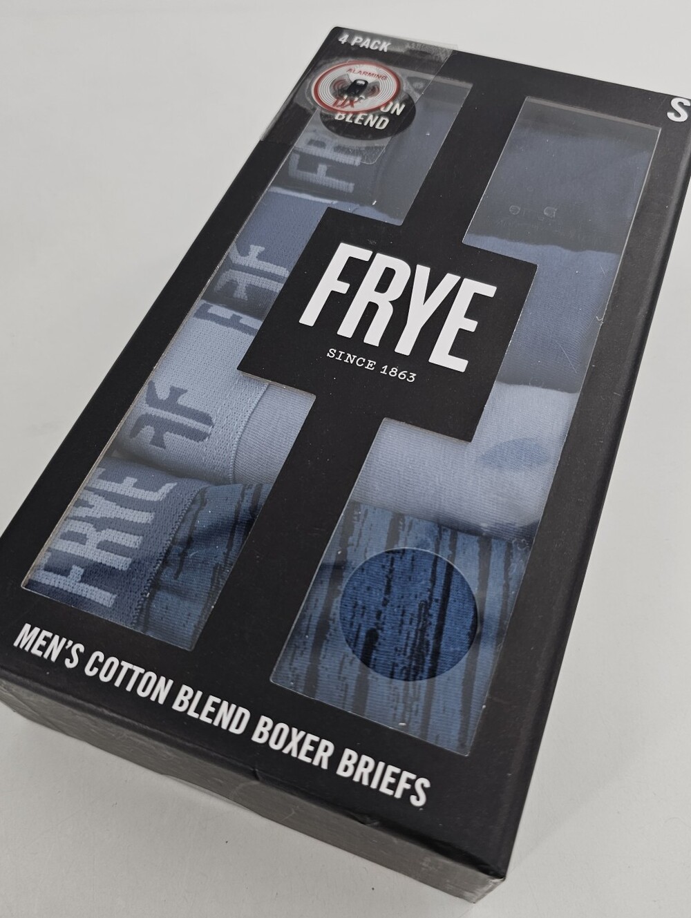Frye Cotton Blend Boxer Briefs 4 pack Men's Underwear